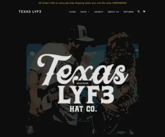 Texaslyf3.com(Create an Ecommerce Website and Sell Online) Screenshot