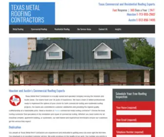 Texasmetalroofcontractors.com(Texasmetalroofcontractors) Screenshot