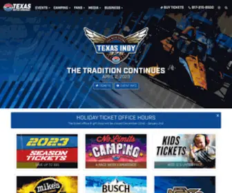 Texasmotorspeedway.com(Texas Motor Speedway) Screenshot