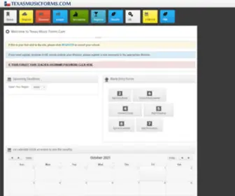 TexasmusicForms.com(A complete admin panel theme) Screenshot