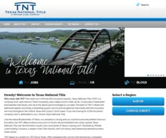 Texasnationaltitle.com(Texas National Title) Screenshot