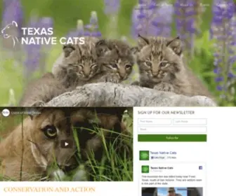 Texasnativecats.org(Texas Native Cats) Screenshot