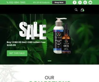 Texasnaturalscbd.com(CBD Oil for Sale) Screenshot