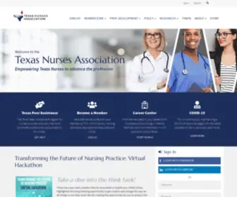 Texasnurses.org(Texas Nurses Association) Screenshot