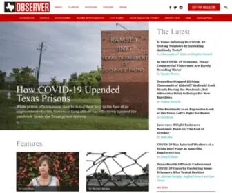 Texasobserver.org(The Texas Observer) Screenshot