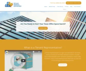 Texasofficeadvisors.com(Texas Office Advisors) Screenshot