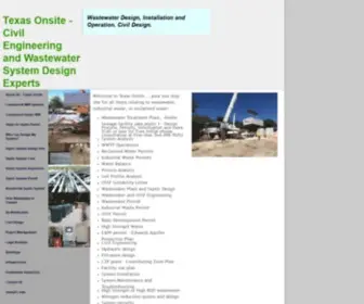 Texasonsite.com(Septic System and Septic Tank Information) Screenshot