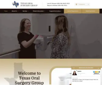 Texasoralsurgerygroup.com(Oral Surgeon Plano TX) Screenshot
