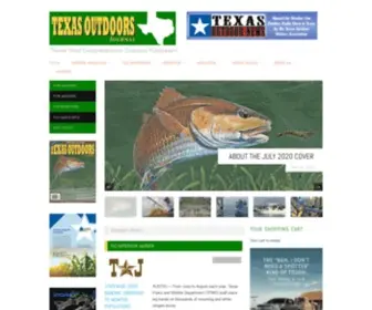 Texasoutdoorsjournal.com(Texas' Most Comprehensive Outdoors Publication) Screenshot