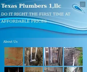 Texasplumbers1LLC.org(Home) Screenshot