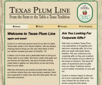 Texasplumline.com(Texas wild plums) Screenshot