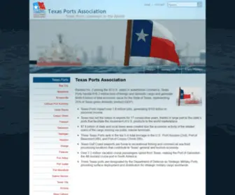 Texasports.org(Texas Ports Association) Screenshot