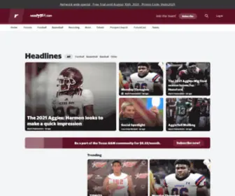 Texasprepfootball.com(Texas A&M Football Basketball and Recruiting) Screenshot