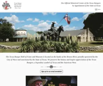 Texasranger.org(The Texas Ranger Hall of Fame and Museum) Screenshot