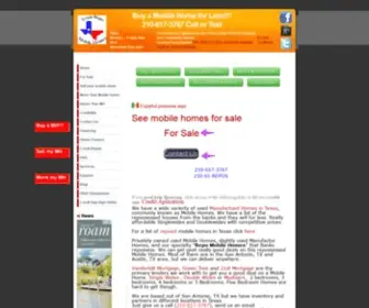 Texasrepomobilehomes.com(Texas Repo Mobile Homes) Screenshot