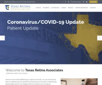 Texasretina.com(Where your vision is our mission) Screenshot