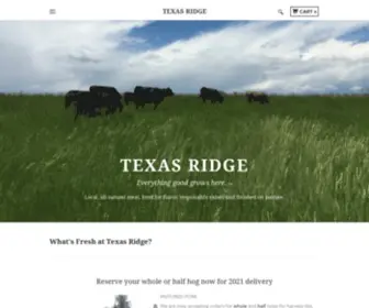 Texasridge.com(Texas Ridge) Screenshot