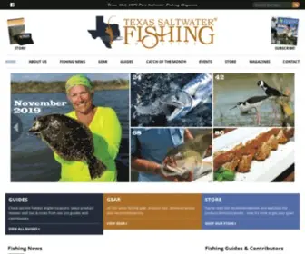 Texassaltwaterfishingmagazine.com(The Official Texas Saltwater Fishing Magazine Website) Screenshot