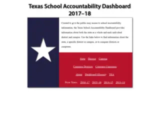 Texasschoolaccountabilitydashboard.org(Texas School Accountability Dashboard) Screenshot