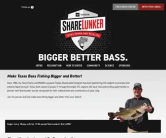 Texassharelunker.com(Texassharelunker) Screenshot