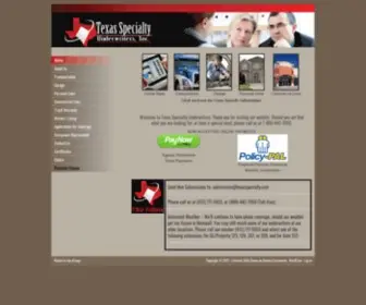 Texasspecialty.com(Texasspecialty) Screenshot