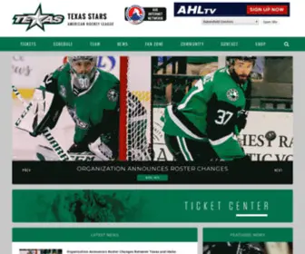 Texasstarshockey.com(Located at the H) Screenshot