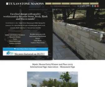 Texasstonemasons.com(Texas Stone Masons) Screenshot