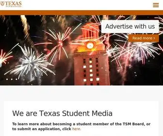 Texasstudentmedia.com(Texas Student Media) Screenshot