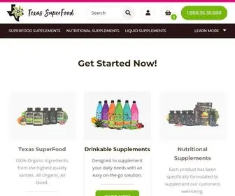 Texassuperfood.com(Texas SuperFood) Screenshot