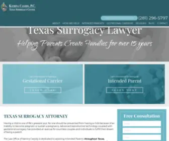 Texassurrogacylawyer.com(Texas Surrogacy Attorney) Screenshot