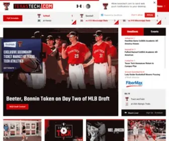 Texastech.com(Texas Tech Red Raiders Official Athletic Site) Screenshot