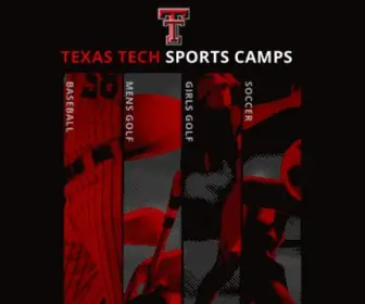 Texastechsportscamps.com(Texas Tech SportCamps) Screenshot