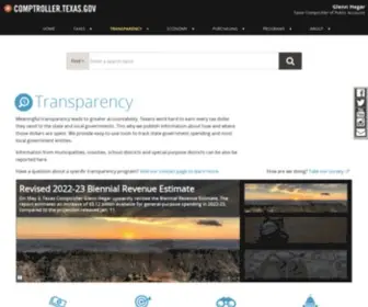 Texastransparency.org(Open government) Screenshot