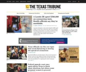 Texastribune.org(The Texas Tribune) Screenshot