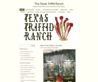 Texastriffidranch.com(The Texas Triffid Ranch) Screenshot