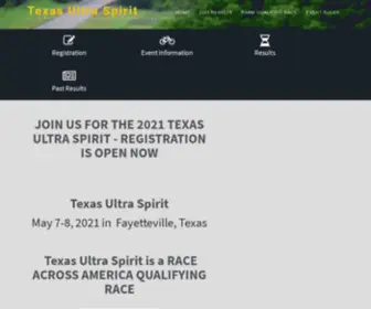 Texasultraspirit.com(Texas Ultra Spirit) Screenshot
