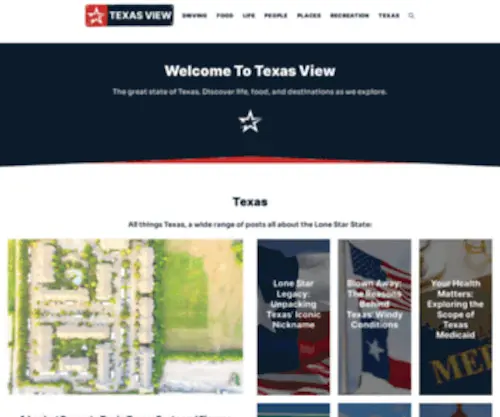 Texasview.org(Texas News) Screenshot