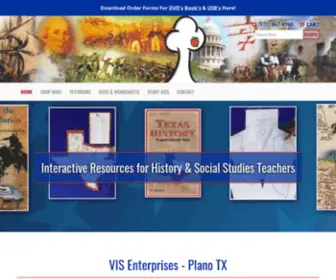 Texasvis.com(Texas History) Screenshot