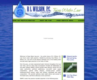 Texaswaterlaw.com(Texas Water Law) Screenshot