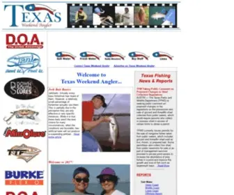 Texasweekendangler.com(Texas Fishing Information Texas Weekend Angler) Screenshot