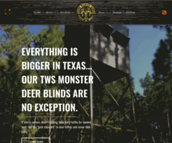 Texaswildlifesupply.com(Deer Blinds) Screenshot