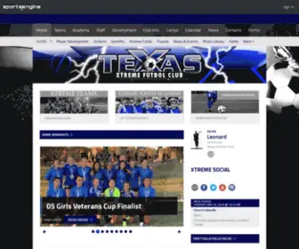 TexasXtremefc.com(Texas Xtreme FC) Screenshot