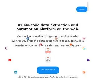 Texau.app(Growth automation to scale your business faster) Screenshot