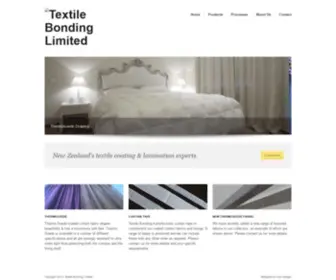Texbond.co.nz(Textile Bonding Limited) Screenshot