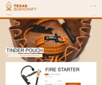 Texbushcraft.com(Texas Bushcraft Fire Starter Survival Kit) Screenshot