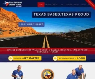 TexDds.com(Texas Online Defensive Driving School) Screenshot