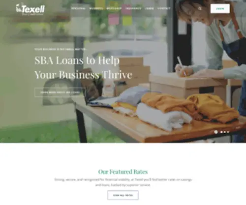 Texell.org(Texas Auto and Home Loans) Screenshot