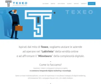 Texeo.it(Texeo offre consulenza SEO) Screenshot
