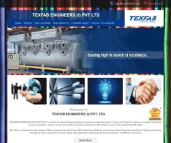 Texfabindia.com(Textile Machine) Screenshot