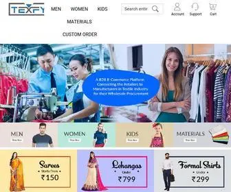 Texfy.com(B2B Wholesale Textile Platform) Screenshot